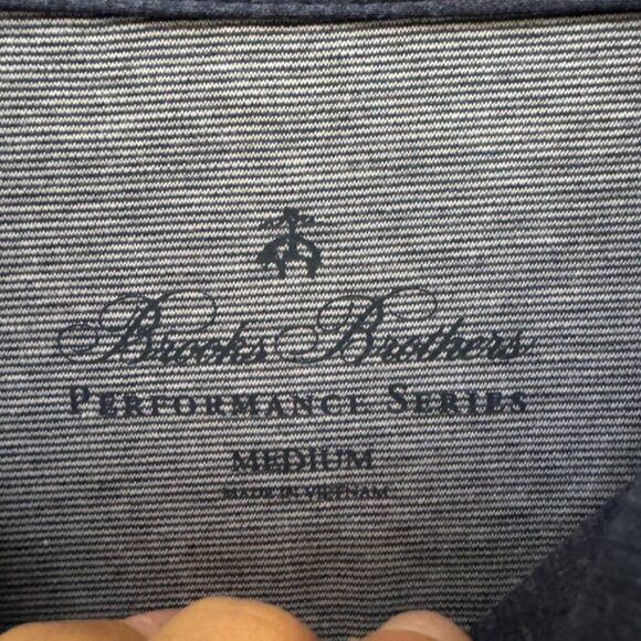 Brooks Brothers Navy Cotton Short Sleeve Polo Shirt in Medium - Picture 4 of 5